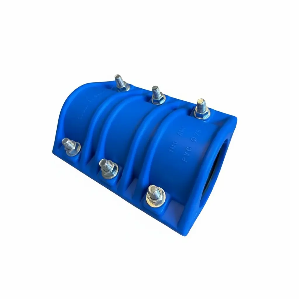 Nuevas abrazaderas de reparación. Nuevas abrazaderas de reparación.